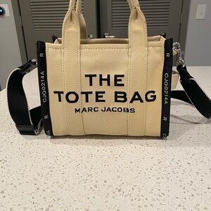 Marc Jacobs Jacquard Cream and Black Tote Bag